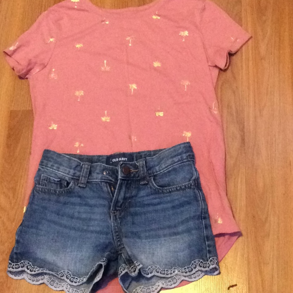 A shirt and shorts